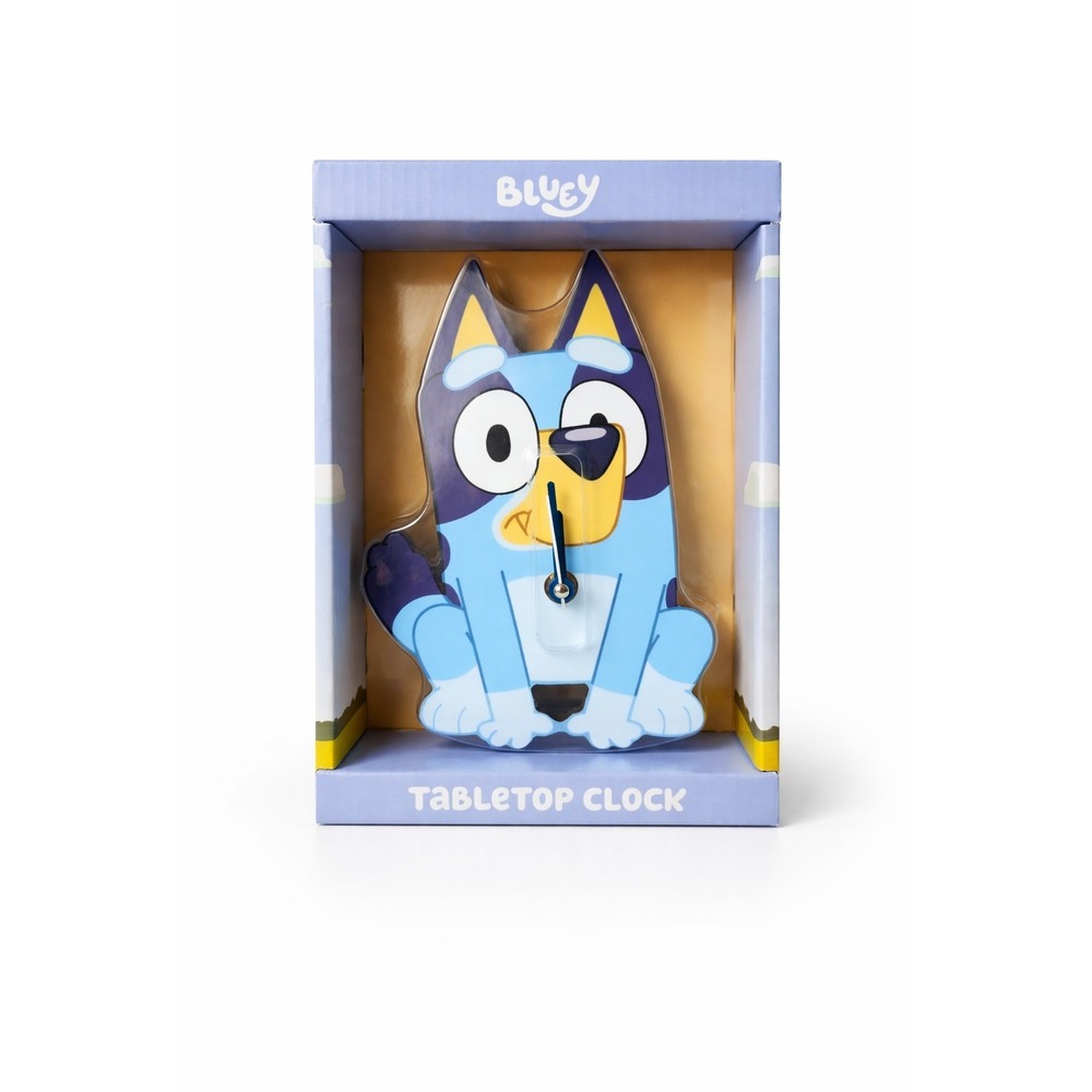 Bluey Kids Tabletop Clock Analog Display New in Box Bedroom Decor‎